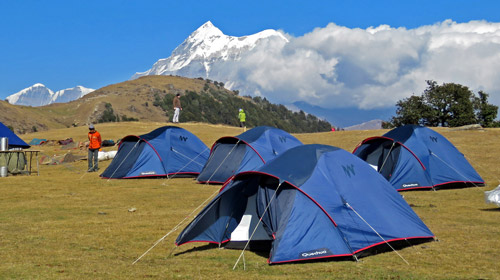 Camping im Himalaya